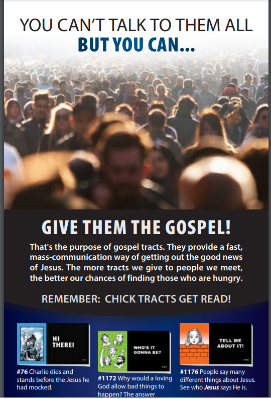 LIMITED TIME OFFER | JACK T CHICK | BASIC GOSPEL BIBLE TRACK | POPULAR