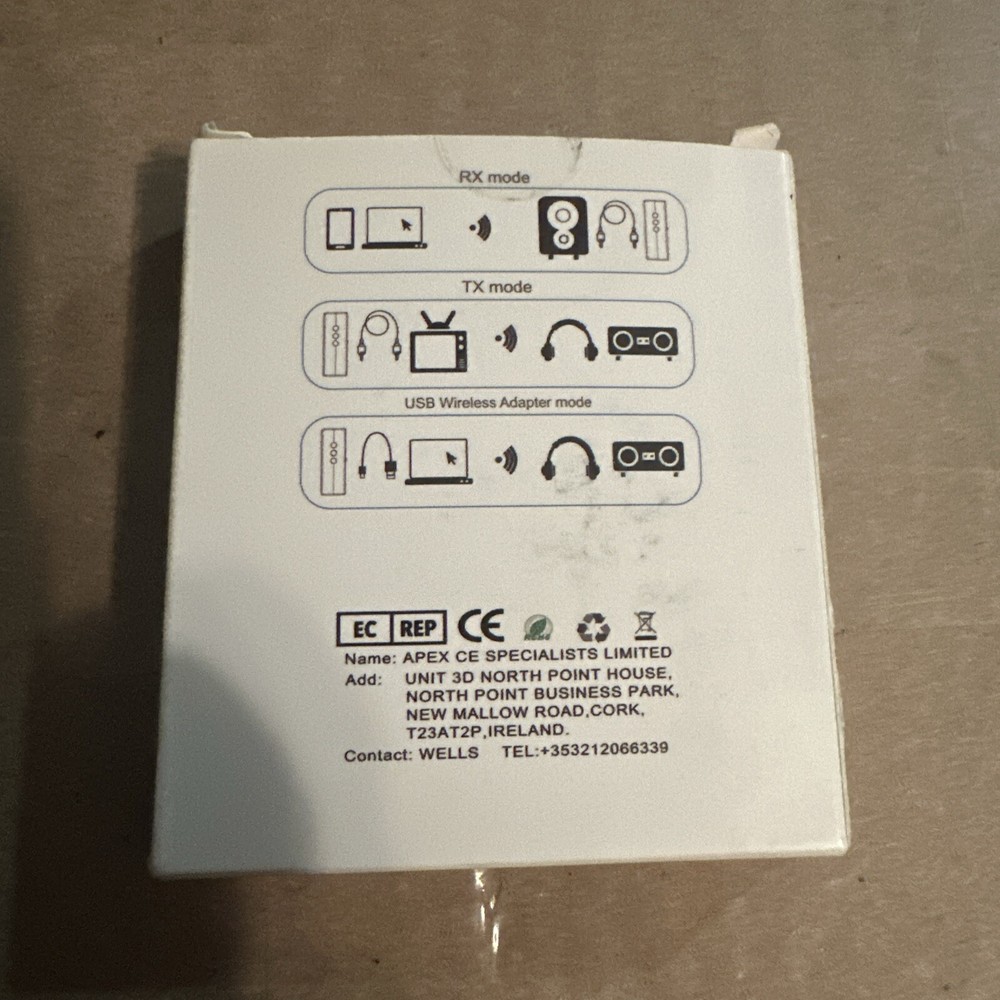 3 in 1 Wireless Audio Transmitter / Transceiver and Adapter 5.0 ZF-360A