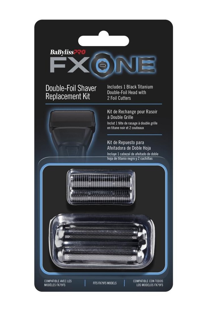 BaBylissPRO FXONE Black Replacement Double Foil & Cutters  | FX79RF2MB