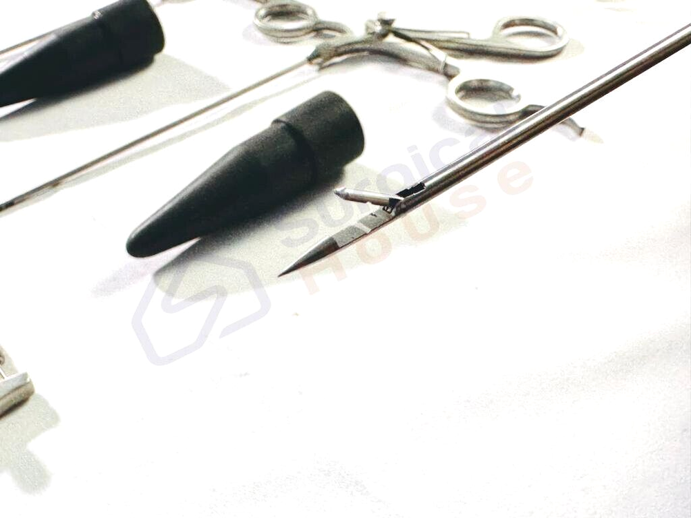 4pc Port Closure With Port Laparoscopic Endoscopy Reusable Surgical Instruments