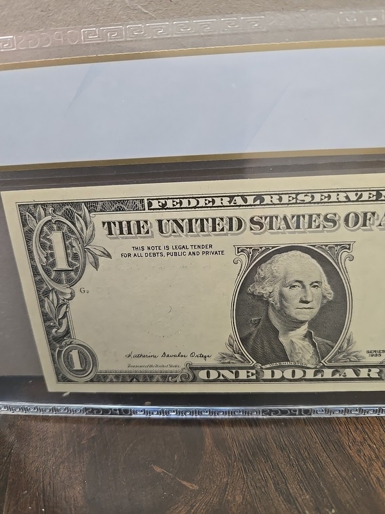 Error Note- $1 1985 SanFran Overprint on back error. PCGS 64 PPQ!