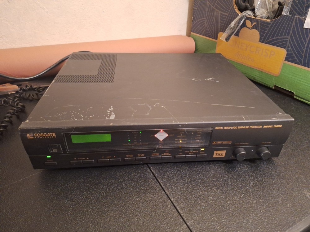 Rare Fosgate Audionics Digital Servo Logic Surround Processor Model Three READ
