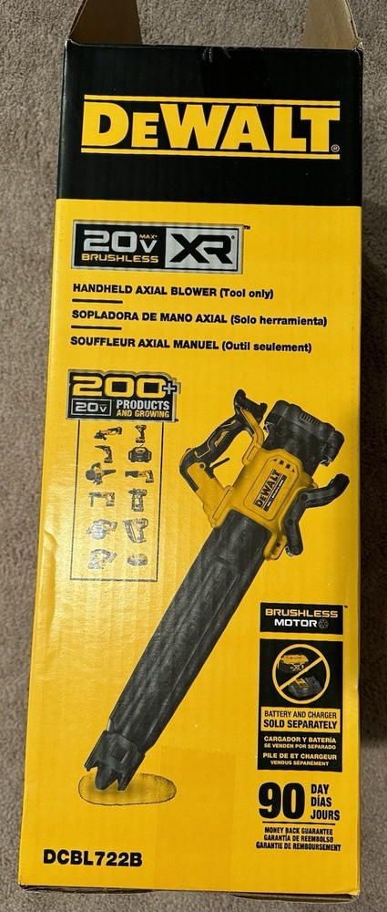 *EMPTY BOX ONLY + INSERTS* DEWALT 20V MAX XR Leaf Blower, Cordless, Handheld