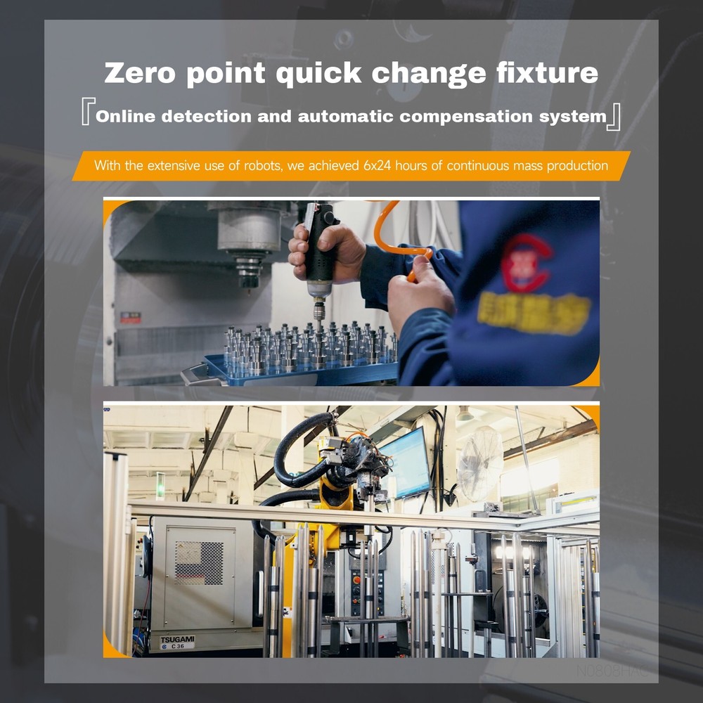 DIN30-OTT Internal Thread Pull Claw 4 Petal Clamp Pull Claw for CNC Machine