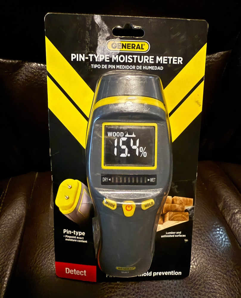 General Pin-Type Moisture Meter Detect Mold Prevention LCD Screen MM7 NEW