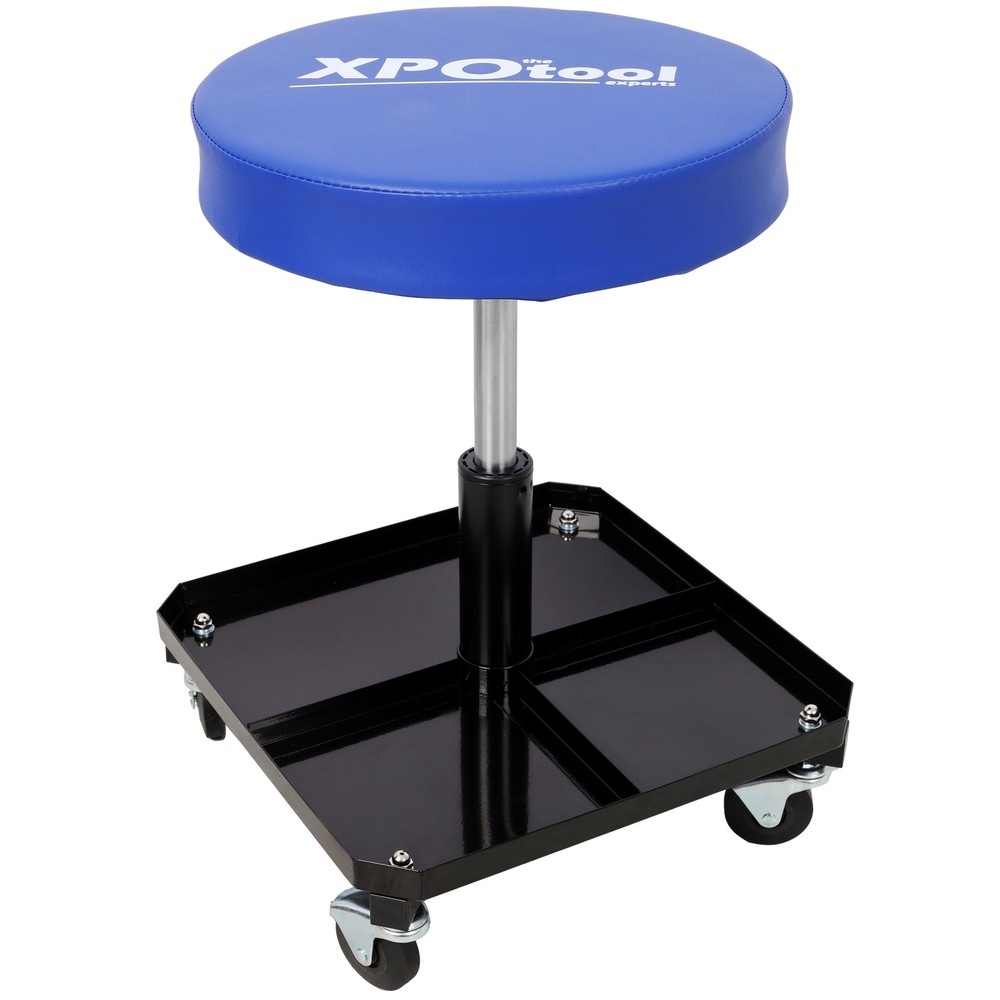 250 LBS Rolling Pneumatic Creeper Garage, Adjustable Mechanic Stool