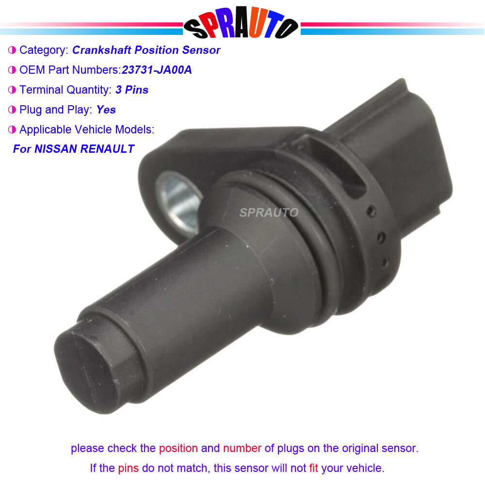 For Nissan Altima 2.5L 07-18 Engine Crankshaft Position Sensor 23731JA00A PC785