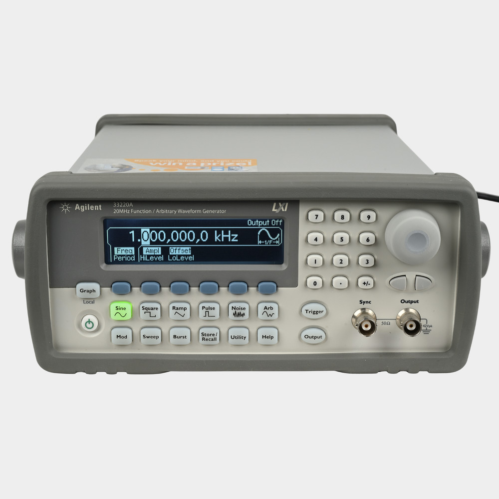 Agilent 33220A 20 MHz Function Arbitrary Waveform Generator Full CAL and TESTED