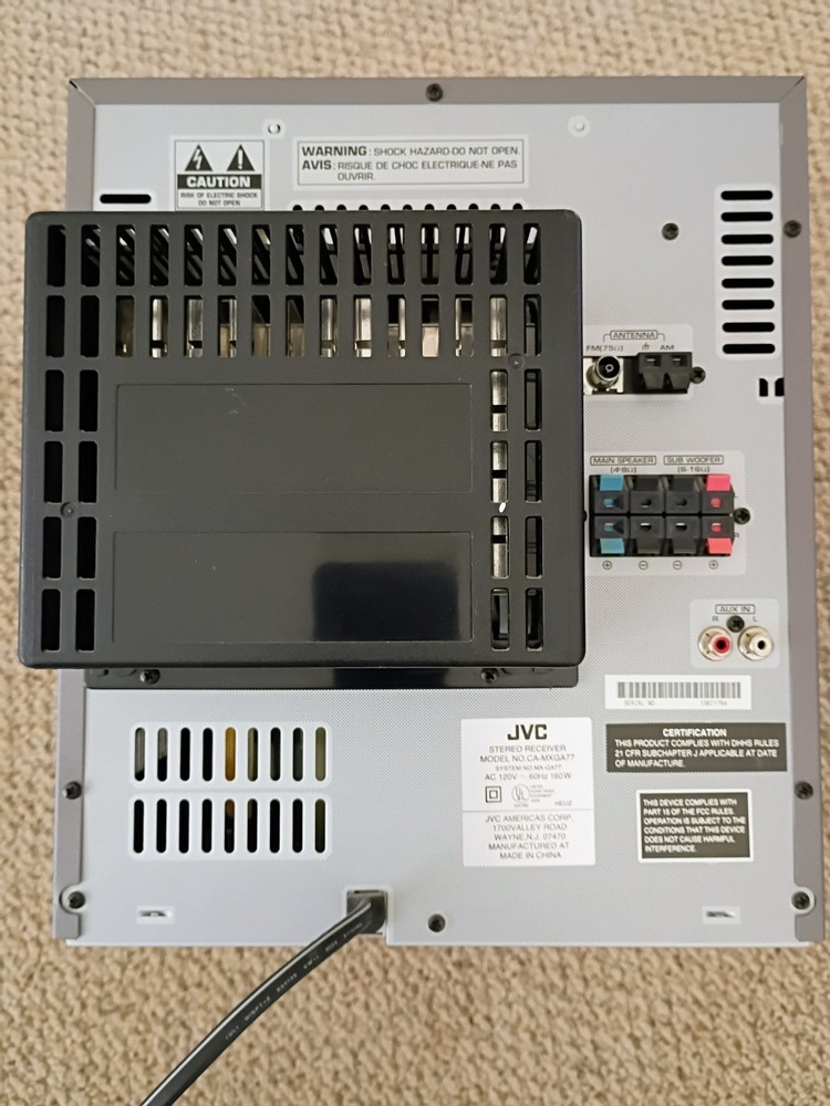 JVC MX-GA77 Compact Component System (Parts Only)