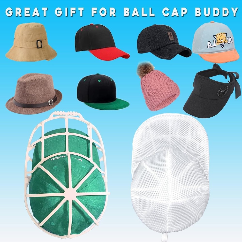 Baseball Cap Washer Cage - Hat Cleaning Protector