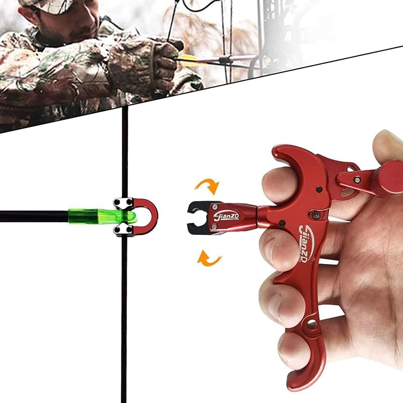 Bow Release for Compound Bow, Archery Release 360° Rotatable Thumb Release fo...