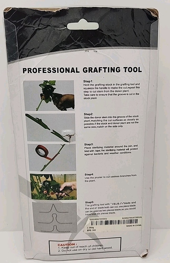 Professional Grafting Tool Set Nursery Fruit Tree Pruning Shears Garden Tools