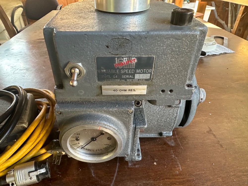 Mauer Model 24Variable Speed Motor 16mm Model 24/40 OHM