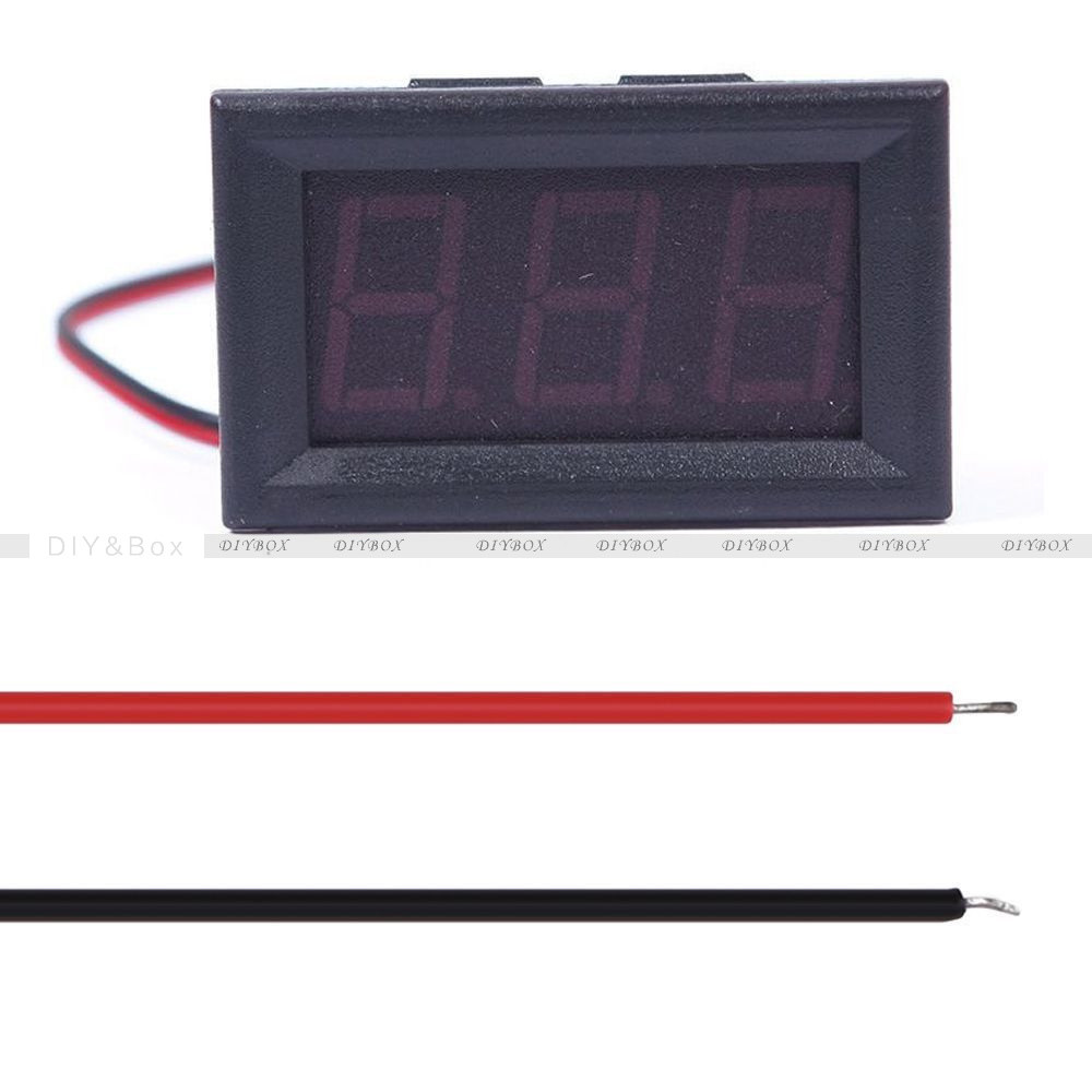 0.56" DC4.5/4.7/5V-30V Voltmeter LED Panel 3 Digital Display Volt Voltage Meter
