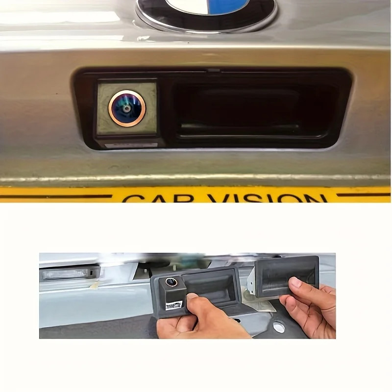 VW Golf MK5 MK6 Jetta Trunk Handle Rear View Camera Backup Reverse 720P