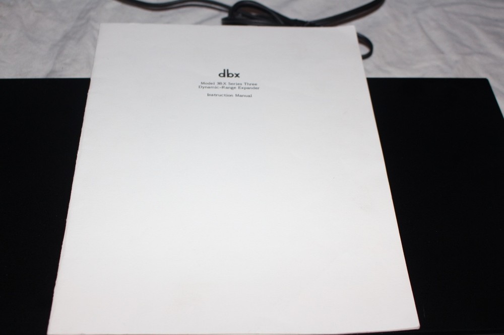 DBX 3BX III Dynamic Range Expander with Impact Restoration - Serviced