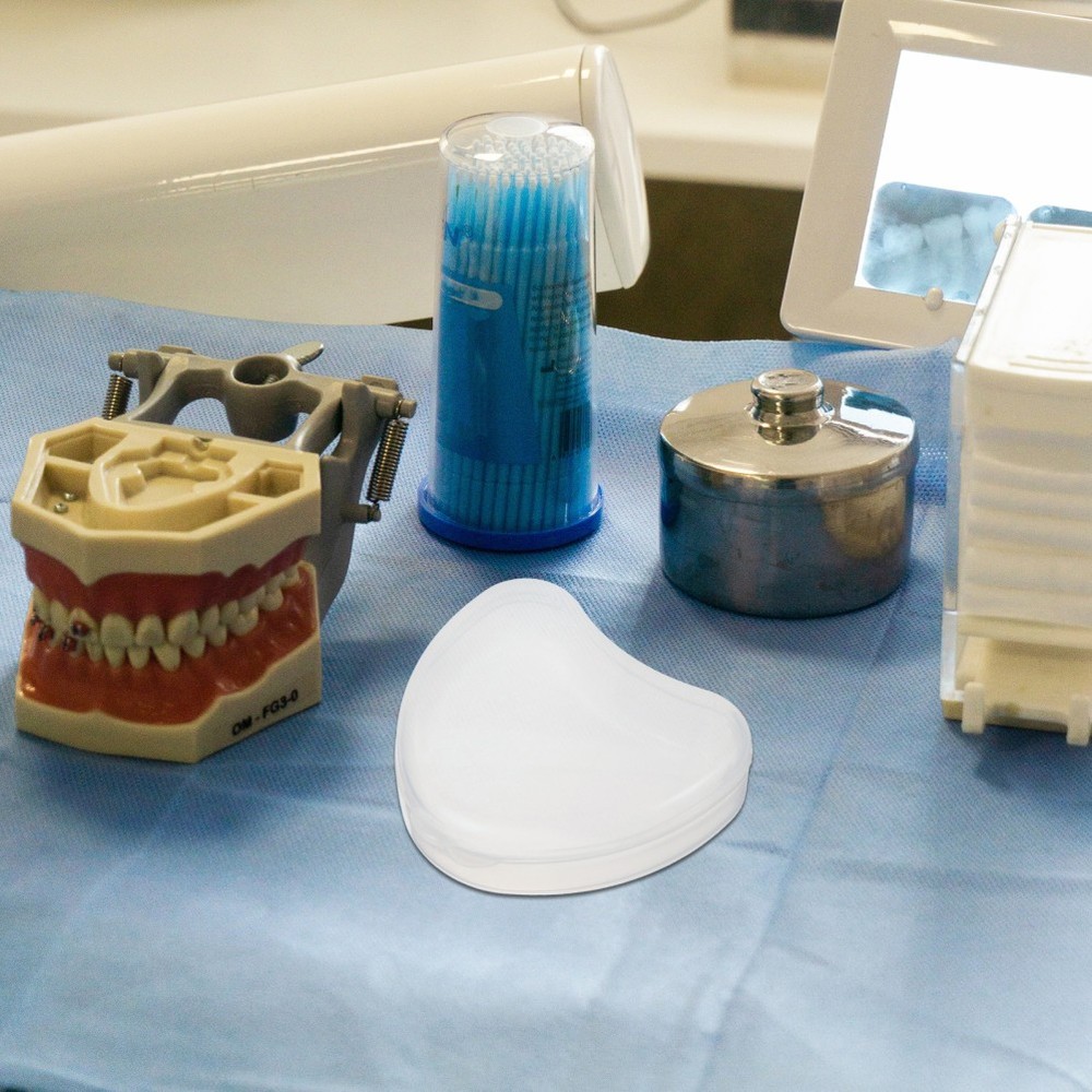2 Pcs Teeth Organizer Denture Case Lightweight Portable Retainer