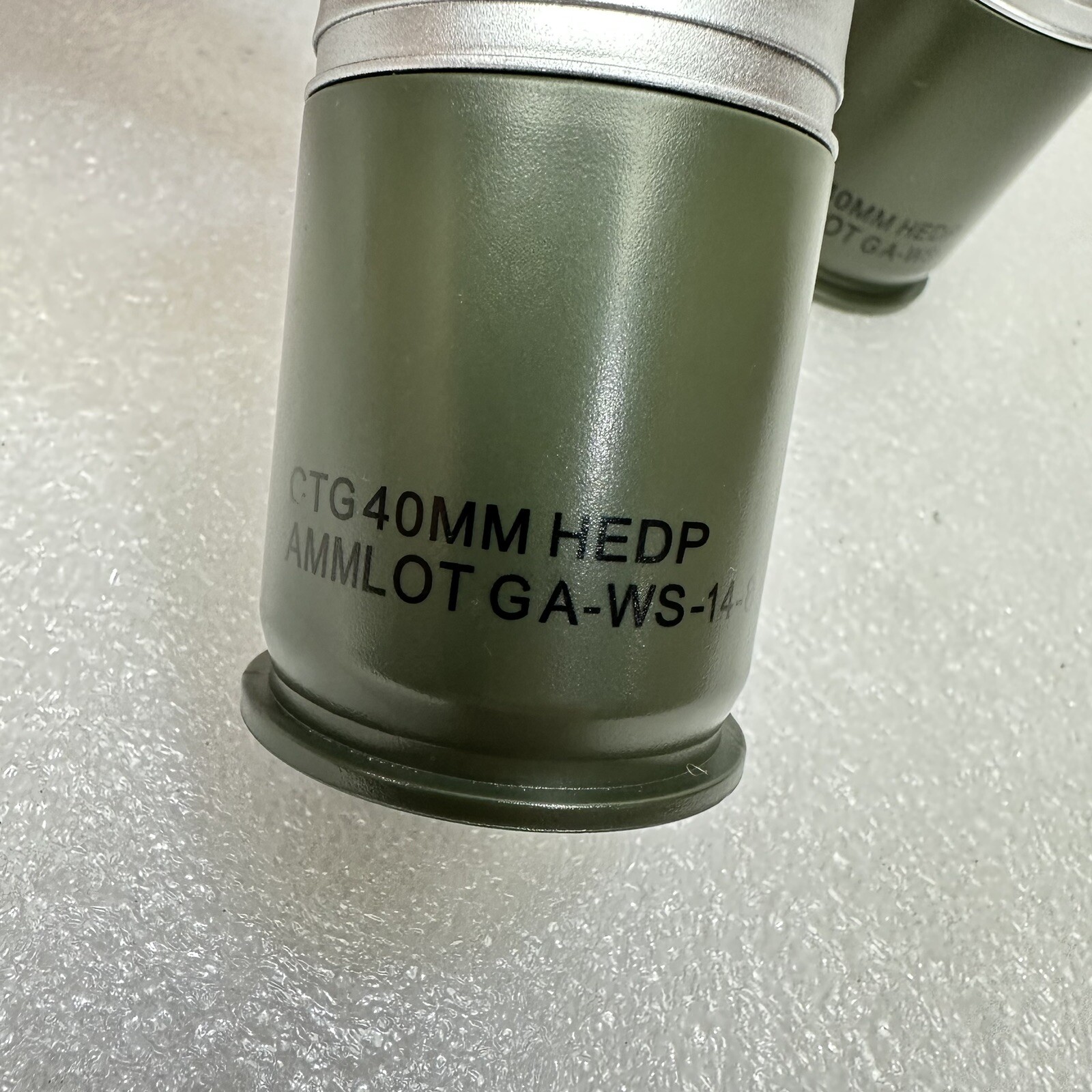 2 - Replica Inert 1:1 Scale 40MM HEDP M433 Fake Non Functional M203 M32A1 M320