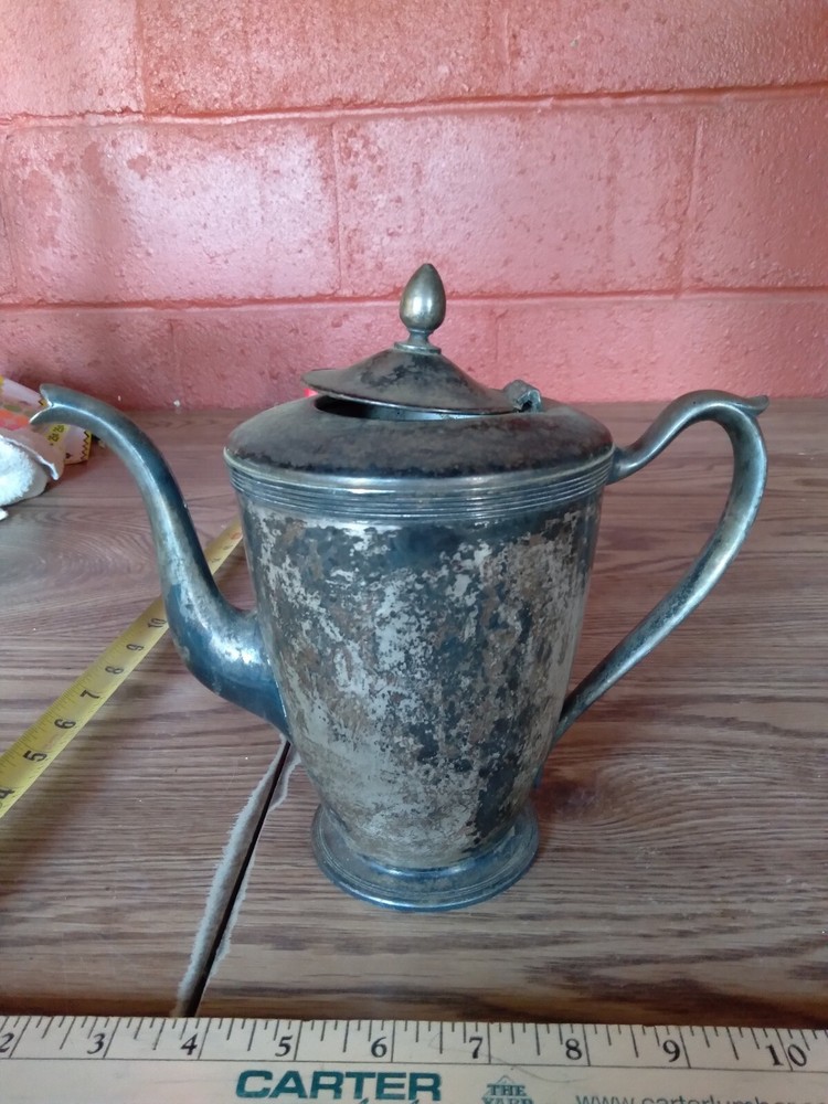 Oneida Community Par Plate Tea Pot