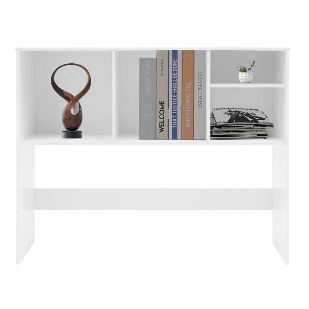 Double-Tier Desktop Bookshelf Organizer - Stylish & Space-Saving Storage