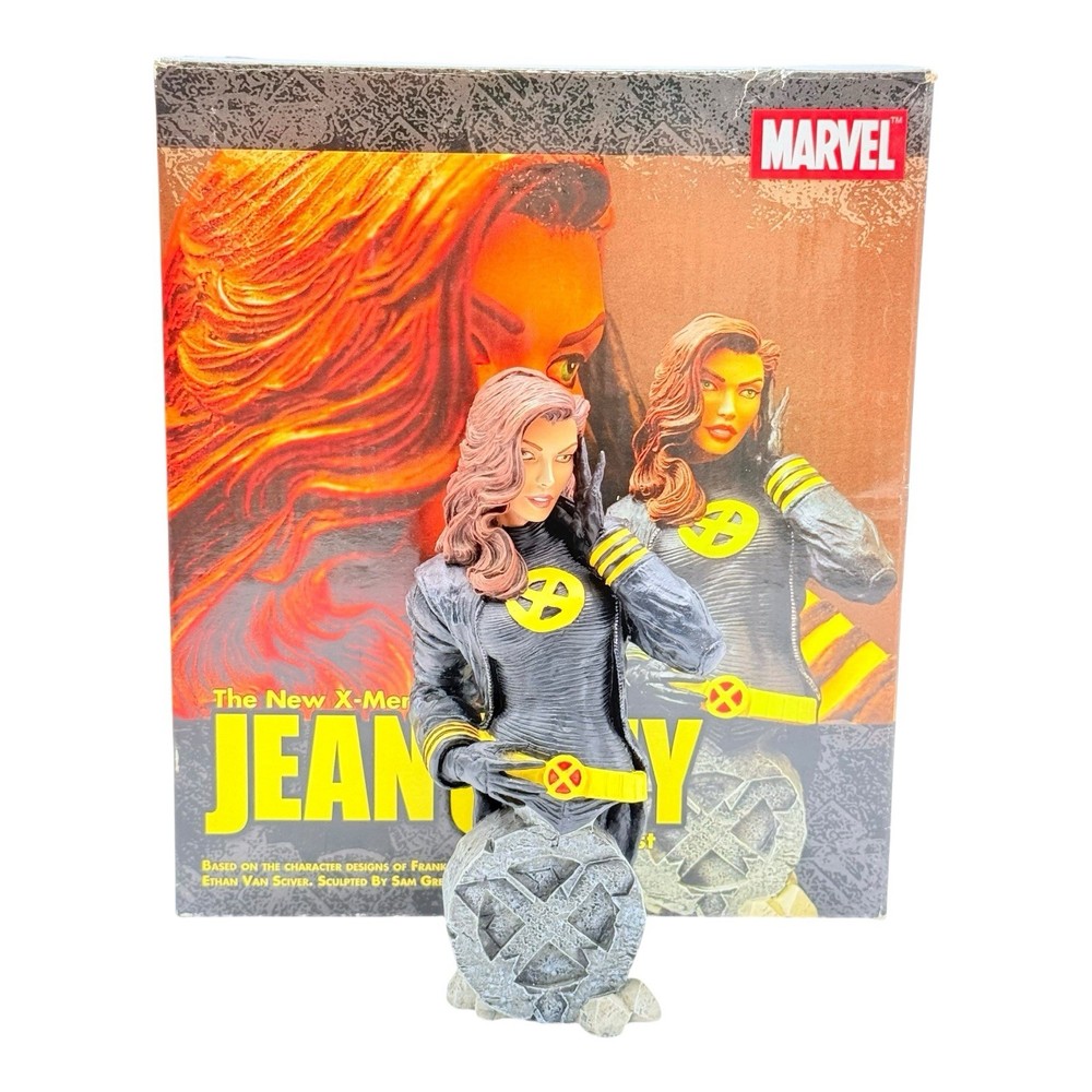 Marvel Jean Grey Mini Bust Figurine Statue 6.5” Tall IN BOX