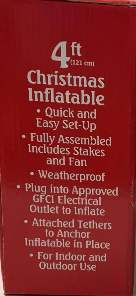 Christmas Inflatable Penguin 4ft