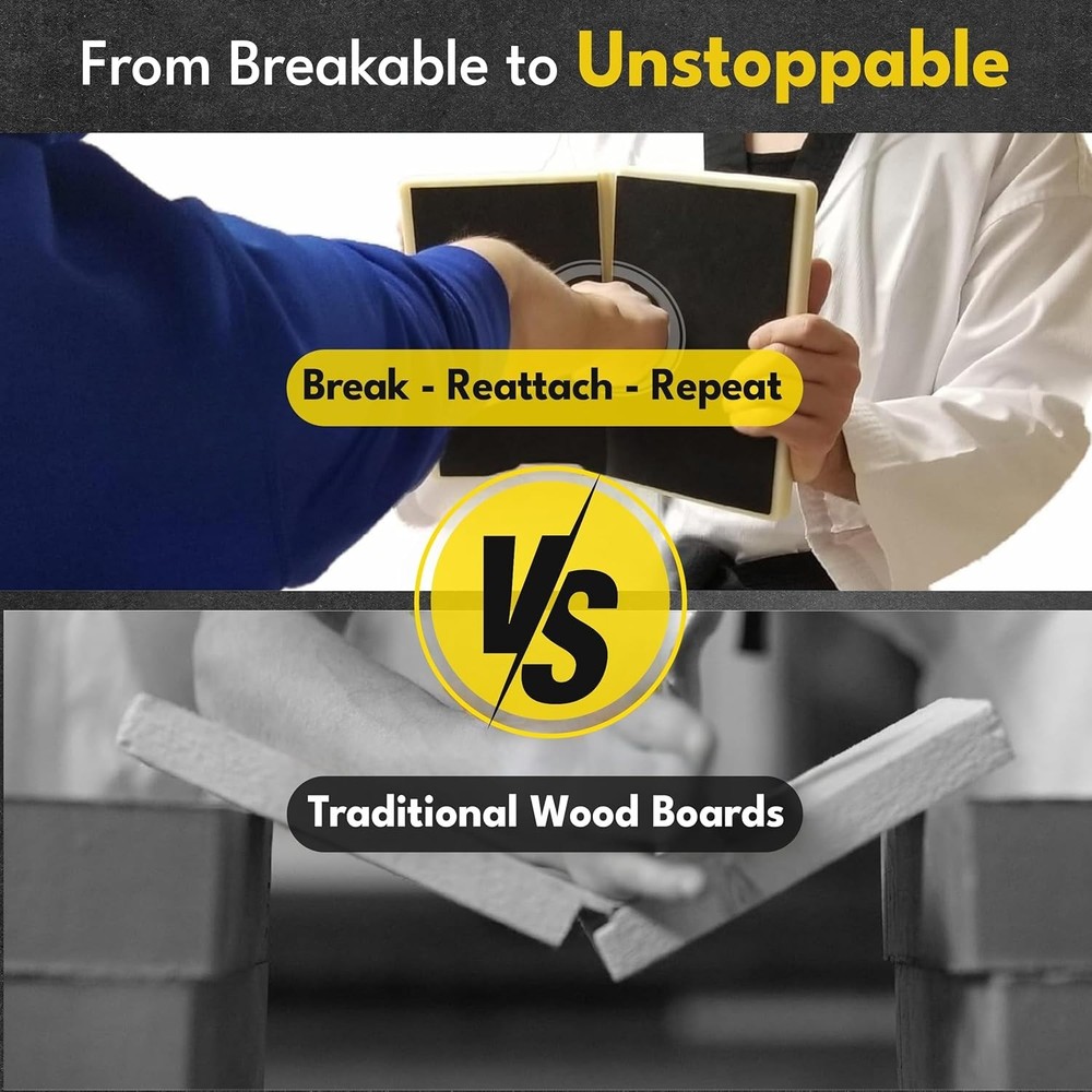 Rebreakable Martial Arts Breaking Board - Durable, Eco-Friendly Training Tool