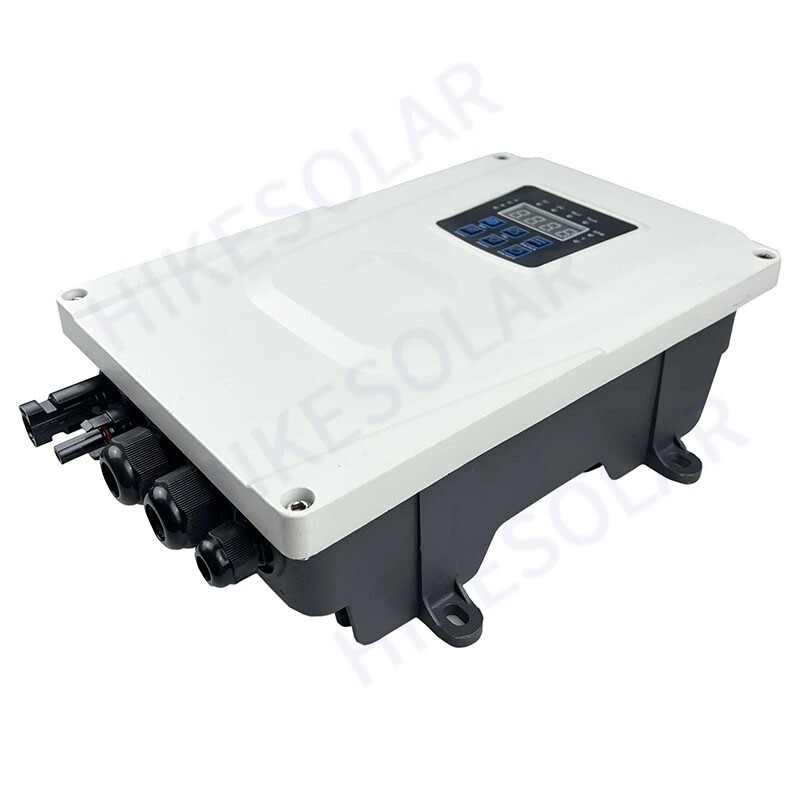 Hybrid Solar Water Pump 3" AC/DC 2200W 3HP Plastic Impeller Max Flow 9T/H Farm