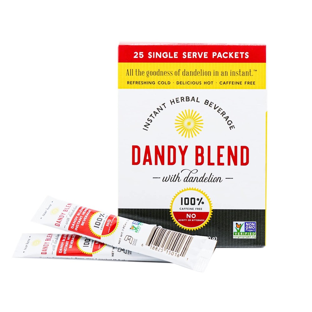Dandy Blend Instant Herbal Beverage 25 Servings Coffee Substitute Vegan Caffe...