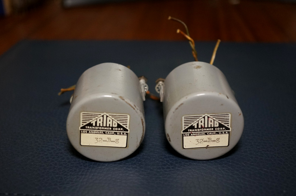 2 - Vintage Triad 32-B-8 Mic Input Transformer / PAIR / LOT B