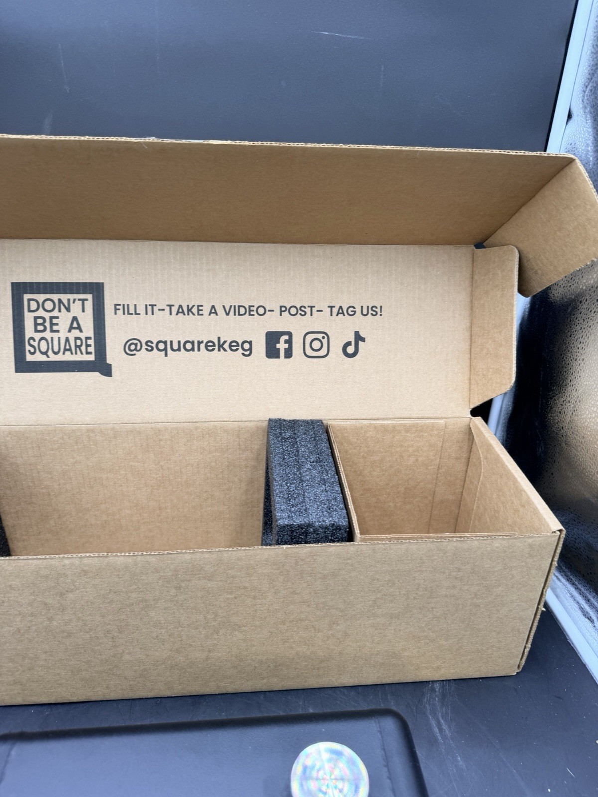 Square One (SquareKeg) Mini Keg Stainless Steel Keg Tap Complete System Black