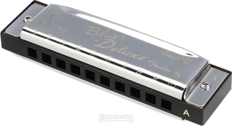 Fender Blues Deluxe Harmonica 3-pack with Case