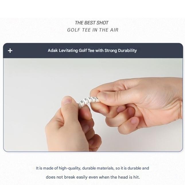 Adak Aiming Height Adjustable Levitating Golf Tee Holder