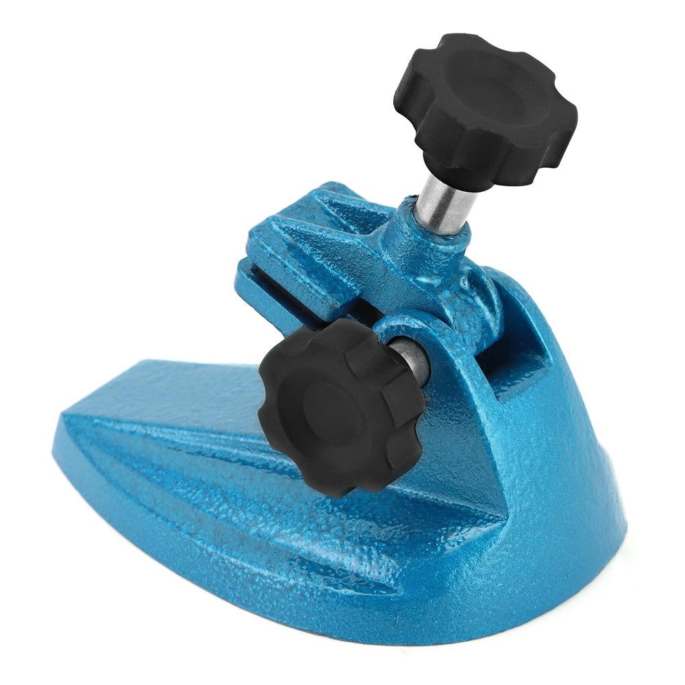 QWORK Micrometer Stand with Double Non-Slip Clamping Pad, 2 Pack 2 pcs
