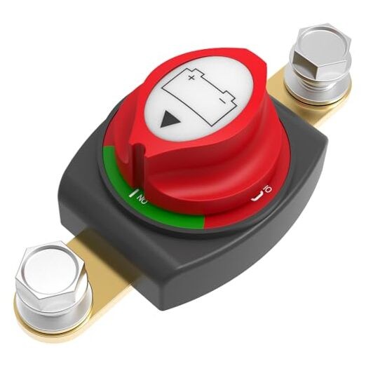 Battery Disconnect Switch,  On/Off Side Post Battery On-Off-275A-Side Post