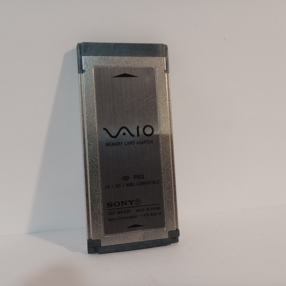 SONY VAIO VGP-MCA20 XD/SD/MMC COMPATIBLE MEMORY ADAPTER Untested
