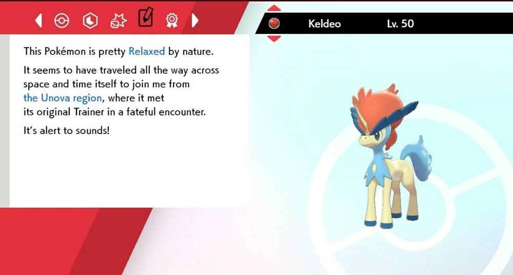 Event Keldeo For Pokémon Sword & Shield