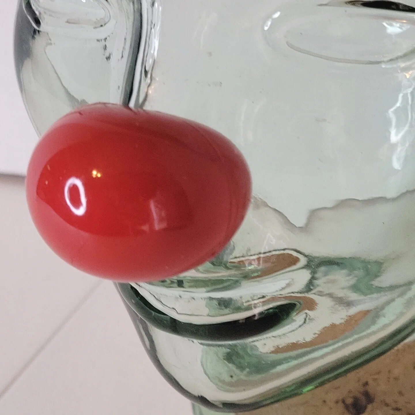 Rubber Clown Nose Red Rudolph Mcdonald Breathable Nose Holes Cosplay Costume NEW