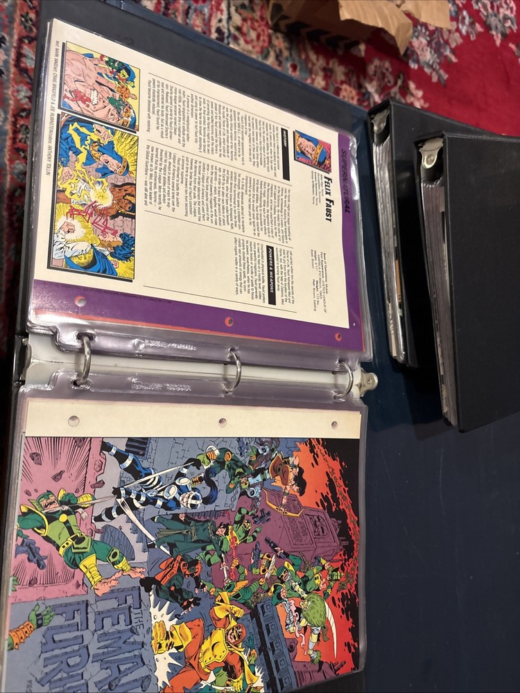 Comic Book Bio Binder