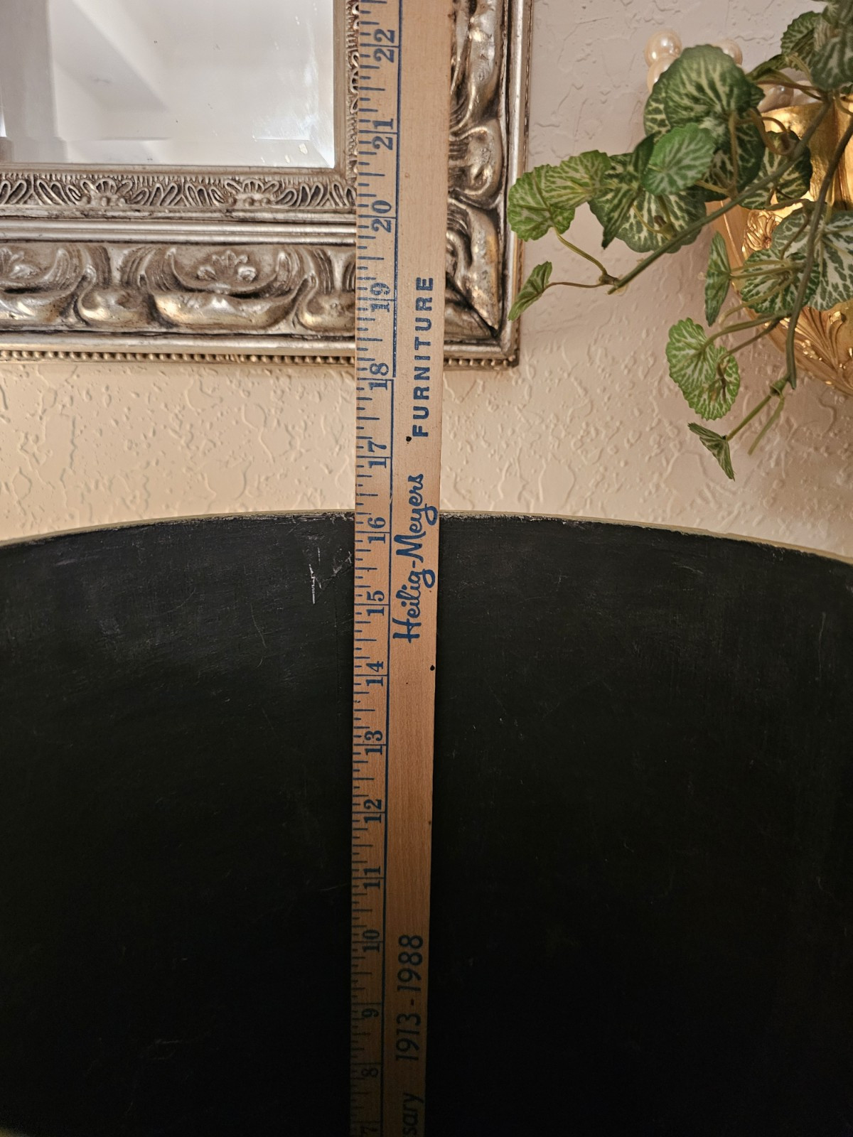 Vintage Wooden Umbrella Stand W/Painted Floral Design, 16.5" Tall-Very Good