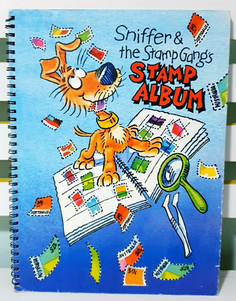 Sniffer & The Stamp Gang's Stamp Album! Children's Stamp Collecting Book!
