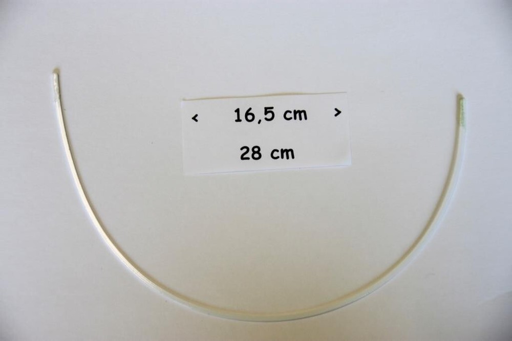 Bra Underwire Replacement Wire for Various Sizes Coated Metal