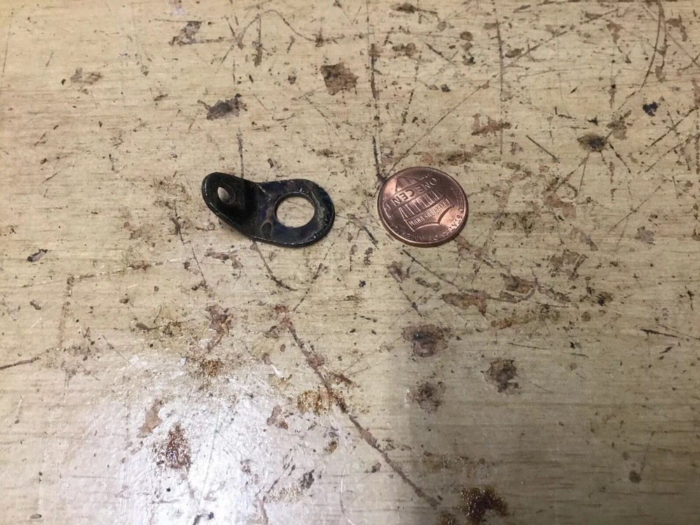 M29/C Studebaker Weasel Clip, Clutch Pedal Operating Lever Return Spring, Rear