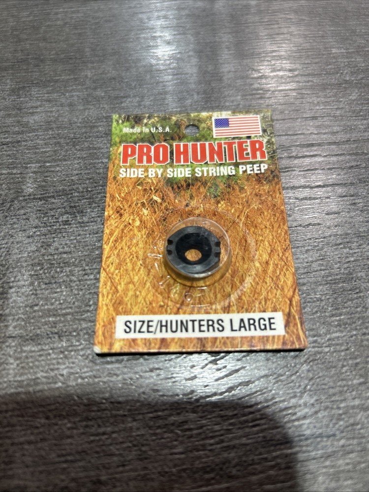 PRO HUNTER SIDE BY SIDE STRING PEEP HUNTER LARGE VINTAGE ARCHERY
