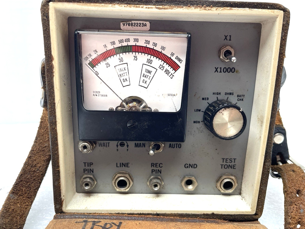 PERKINS PS25A TAGGER ANALYZER TONE GENERATOR w LEAD CABLES