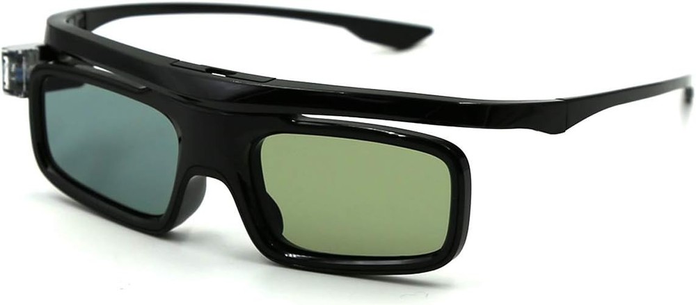 Versatile 3D Glasses with Rechargeable Design - Compatible with DLP-Link Tech