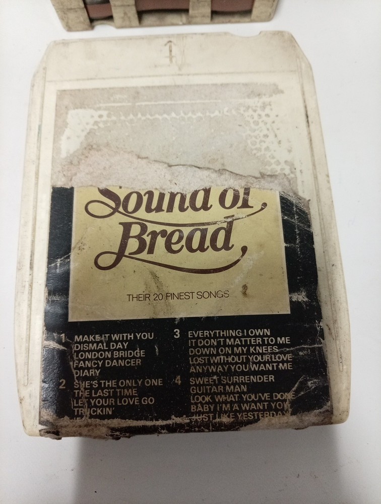 8 track tapes joblot Untested