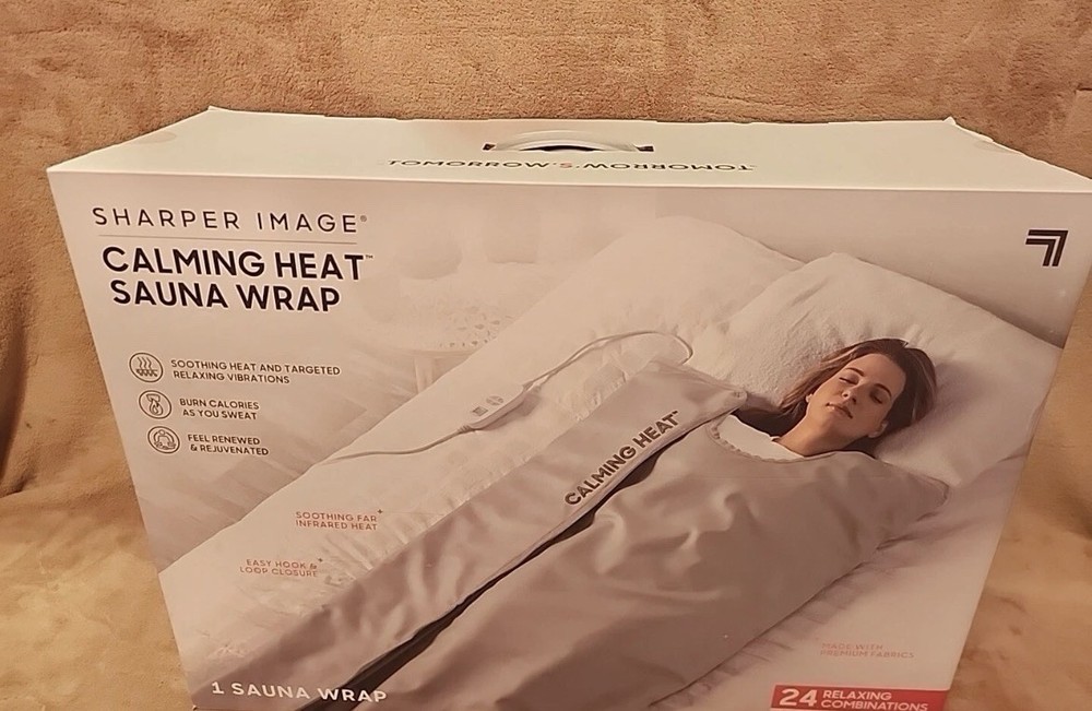 Sharper Image Calming Heat Sauna Wrap