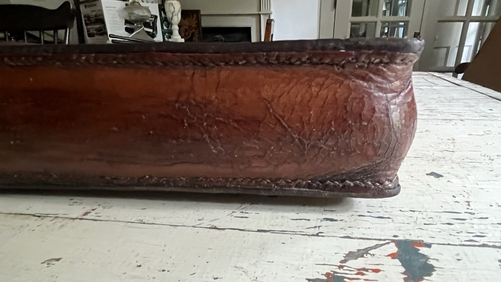 Beautiful 1940s German Leather Mailbag