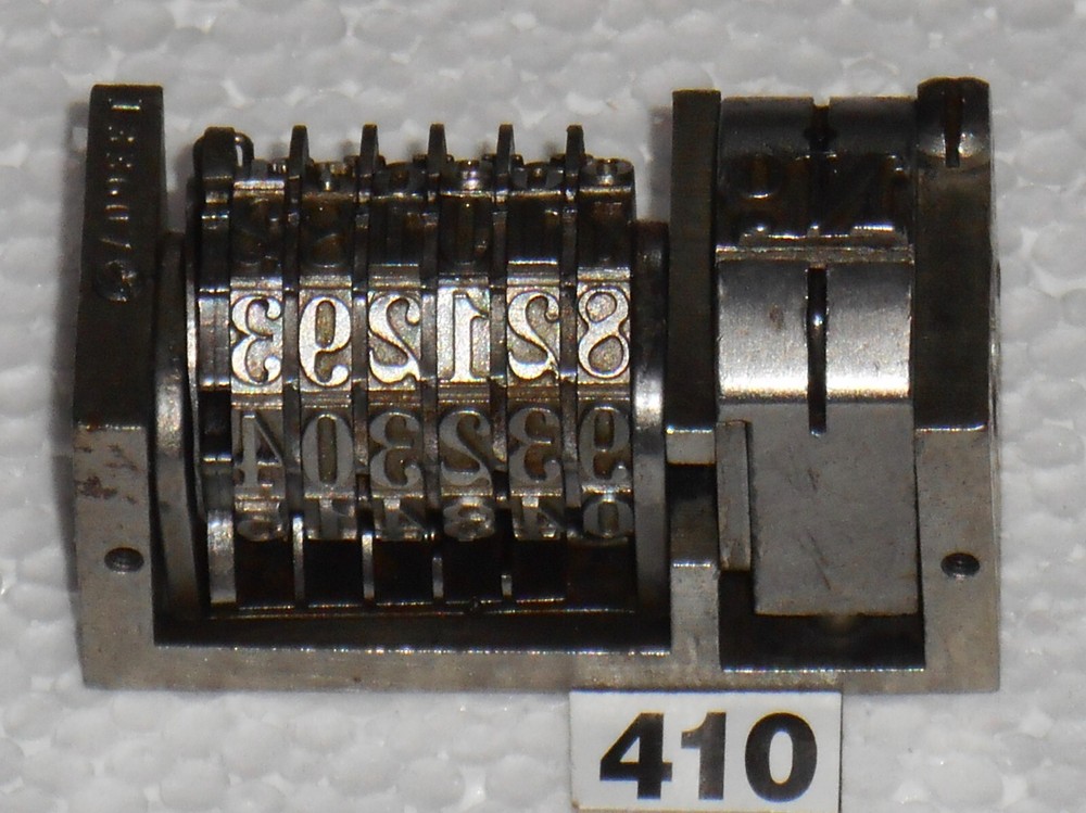 BOSTON |   letterpress numbering machine | 410